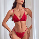 Set de lenceria con encaje floral