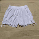 1 pantalon corto de seguridad para mujer con hem anti-rozaduras y no se enrolla, tela delgada para verano, color aleatorio