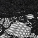 Haute Pantalones Superpuestos De Encaje Lateral Con Volantes