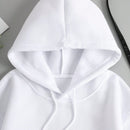 Essnce sudadera con capucha de manga larga de ajuste regular para mujer con estampado grafico de lema de mariposa y relampago para otono/invierno