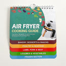 Hoja de trucos magnética para freidora de aire, guía de cocina para freidora de aire, libro de cocina con imanes, folleto de guía de cocina, 1 paquete de tabla de tiempos de cocción, libros de cocina, accesorios para freidora de aire instantánea, guía de