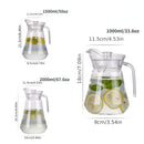 1 Pieza, Jarra De Agua Acrílica Resistente Con Tapa, Capacidad De 32/50/67 oz, Para Bebidas Frías, Ideal Para Bebidas De Verano, Jarra De Té Para Jugo, Leche, Bebidas Frías O Calientes, Jarra De Agua Para Hogar, Restaurante Y Hotel, Accesorios De Mesa
