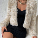 Allurite cardigan de mujer, sueter suave de unicolor, estilo simple y de moda casual para el dia a dia