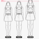 DAZY Kpop Vestido de manga farol de terciopelo