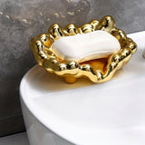 1 Pieza, Jabonera Creativa, Bandeja De Plástico Para Jabón, Soporte Para Barra De Jabón Para Ducha, Jabonera Para Baño, Estante Multifuncional Para Almacenamiento De Jabón Para Fregadero, Accesorios De Baño