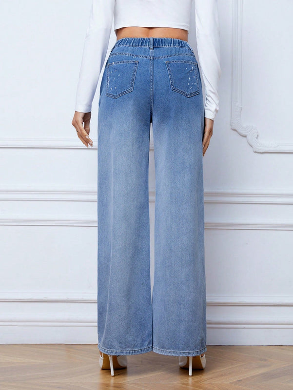 Tall Jeans de talle alto de pierna ancha