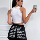 Coolane Shorts deportivos con estampado de slogan