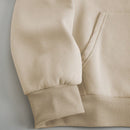 Icon sudadera con capucha termica con bolsillo tipo canguro, cordon y grafico de eslogan y labios, disfruta de tu tiempo personal, por favor manten la voz baja, hazte una taza de cafe