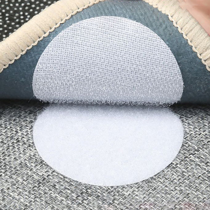 10 Piezas, Pegatinas Antideslizantes Para Alfombras Y Sofás, Pegatinas Adhesivas De Gancho Y Bucle Para Suelo Para Alfombras Y Muebles, Accesorios De Decoración Del Hogar