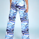 ICON Jeans cargo con bolsillo con solapa y estampado integral