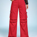 ICON Jeans cargo con bolsillo con solapa