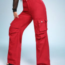 ICON Jeans cargo con bolsillo con solapa