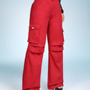 ICON Jeans cargo con bolsillo con solapa