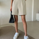 DAZY Shorts con fruncido con bolsillo oblicuo