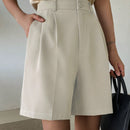 DAZY Shorts con fruncido con bolsillo oblicuo