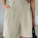 DAZY Shorts con fruncido con bolsillo oblicuo