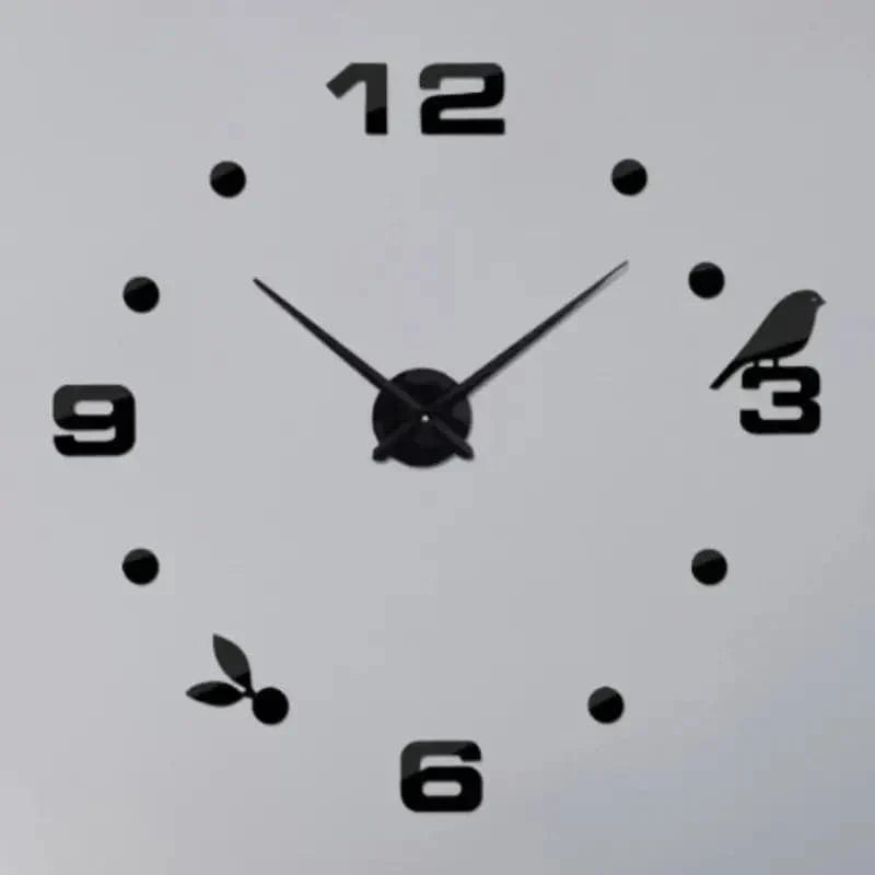Reloj de Pared con Cronografo de Cuarzo 3D
