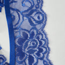 Conjunto de ropa interior romantica y sensual de diseno de encaje para mujeres (5 piezas)