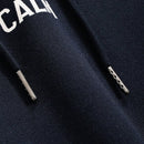 Dazy sudadera con capucha minimalista con estampado de letras para mujer, uso casual diario