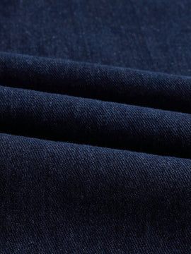 EZwear Jeans unicolor de pierna ancha