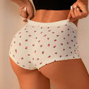 3 piezas Boyshorts con estampado de fresa