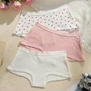 3 piezas Boyshorts con estampado de fresa
