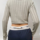 EZwear Jersey crop bajo con cordon