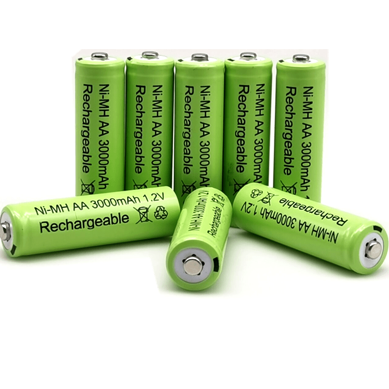 Batería recargable AA de níquel MH, 1.2V 3000mAh, para juguetes, micrófonos, MP3, celulares, control remoto y linternas LED