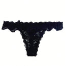 sexy Mujer Tanga-G Ropa interior con encaje Braguitas Lenceria Bikini Pantalones Tanga espalda en T Calzoncillos delgado