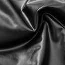 Pantalones pitillo de cuero PU con detalle de botones