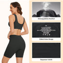 Shorts anchos de cintura solida, pantalones cortos de ciclista solidos, pantalones cortos moldeadores de mujer comodos, sin costuras, lisos, con tirantes para faldas bajas