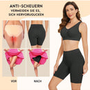 Shorts anchos de cintura solida, pantalones cortos de ciclista solidos, pantalones cortos moldeadores de mujer comodos, sin costuras, lisos, con tirantes para faldas bajas