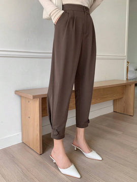 DAZY Pantalones cortos con detalle plisado
