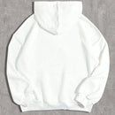Slayr jersey holgado con capucha, manga larga y estampado minimalista casual para mujer, otono/invierno