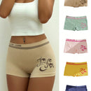 Mujer 5 piezas Calzoncillos boxer con estampado de letra