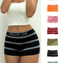 7 piezas Boyshorts con estampado de letra