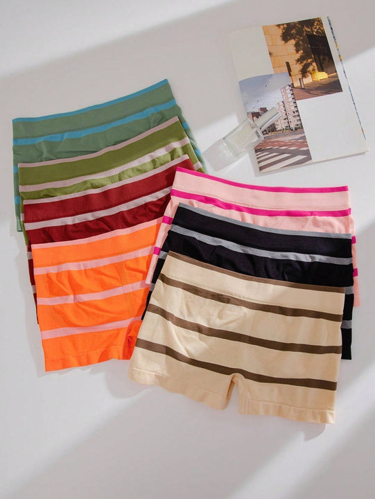 7 piezas Boyshorts con estampado de letra