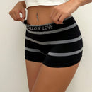 7 piezas Boyshorts con estampado de letra