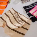7 piezas Boyshorts con estampado de letra