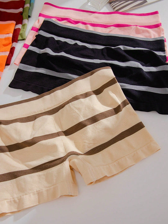 7 piezas Boyshorts con estampado de letra