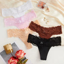 Underwear&sleepwear basics 5 paquetes de lenceria de encaje con contrastes y bragas