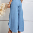 LUNE Jeans bajo tulipan de pierna ancha