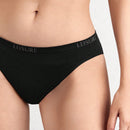 Leisure Tanga con estampado de letra tejido de canale
