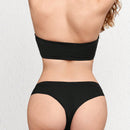 Leisure Set de lenceria bandeau unicolor