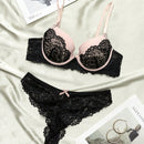 Conjunto De 2 Piezas De Ropa De Bano Para Mujeres Que Incluye Brasier Con Aro Y Encaje Con Panty Modelador