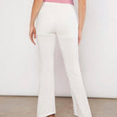 Pantalones acampanados unicolor