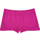 6 Piezas Bragas Suaves Sin Costuras De Cintura Baja Para Mujeres, Comoda Ropa Interior De Mujer
