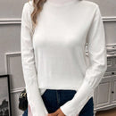 Clasi Jersey ribete en contraste de cuello alto