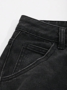 DAZY Jeans De Pierna Ancha Con Bolsillos Oblicuos