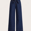MOD Jeans con puntada con cinturon de pierna ancha